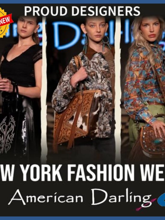 Large Crossbody Bag with Hand Tooled Floral Leather and Woven Saddle Blanket - Picture 3 of 4